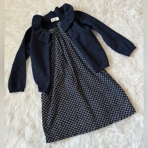 5Y Gap dress & cardigan
